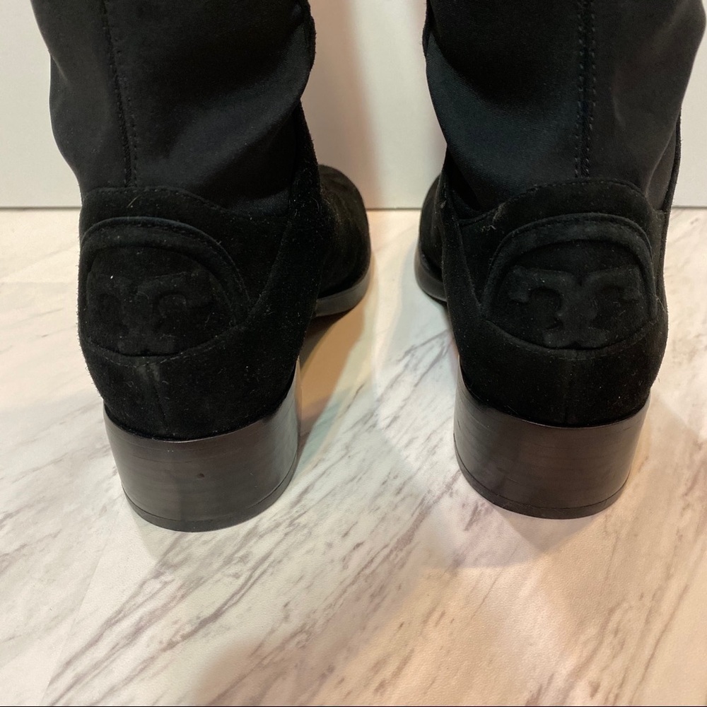 Tory Burch Caitlin Over the Knee Black Boots - Picture 4 of 9